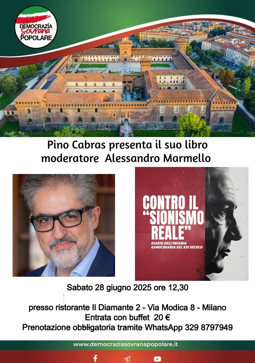 Pino Cabras presenta il suo libro 